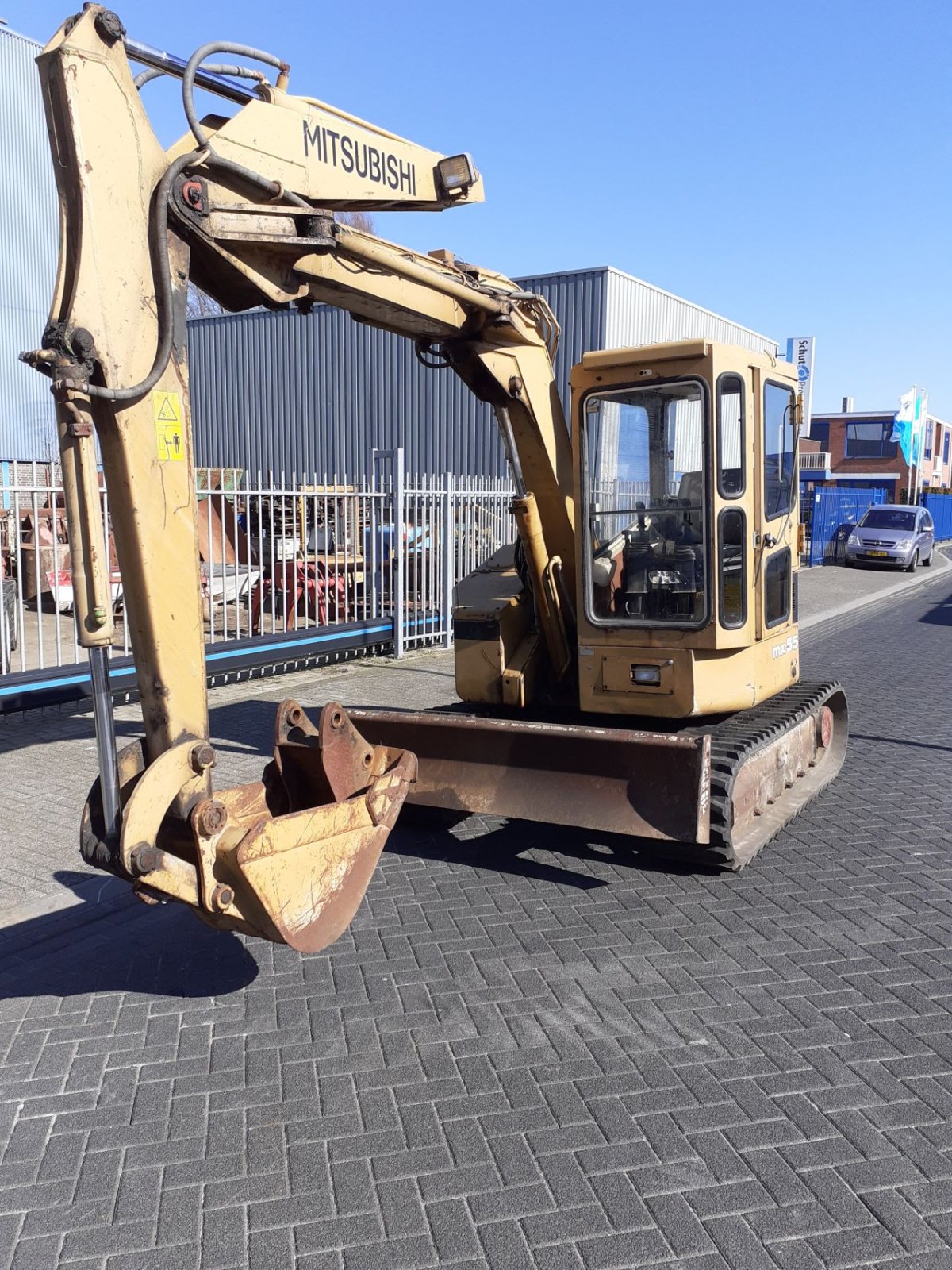 Minibagger typu Mitsubishi Mx55., Gebrauchtmaschine w Alblasserdam (Zdjęcie 10)