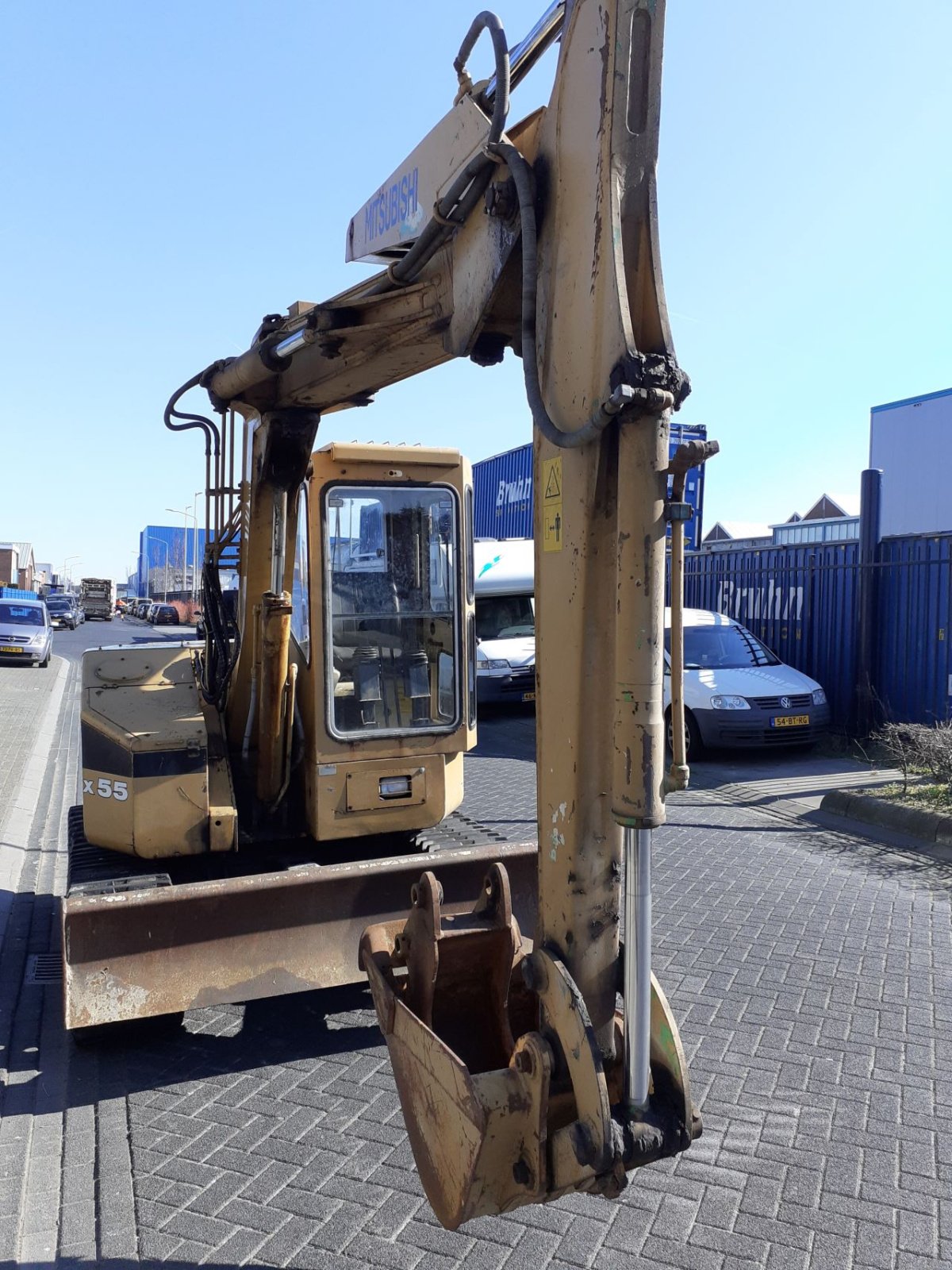 Minibagger typu Mitsubishi Mx55., Gebrauchtmaschine w Alblasserdam (Zdjęcie 9)