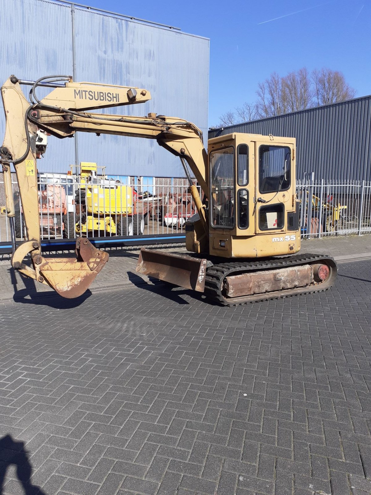 Minibagger typu Mitsubishi Mx55., Gebrauchtmaschine w Alblasserdam (Zdjęcie 4)