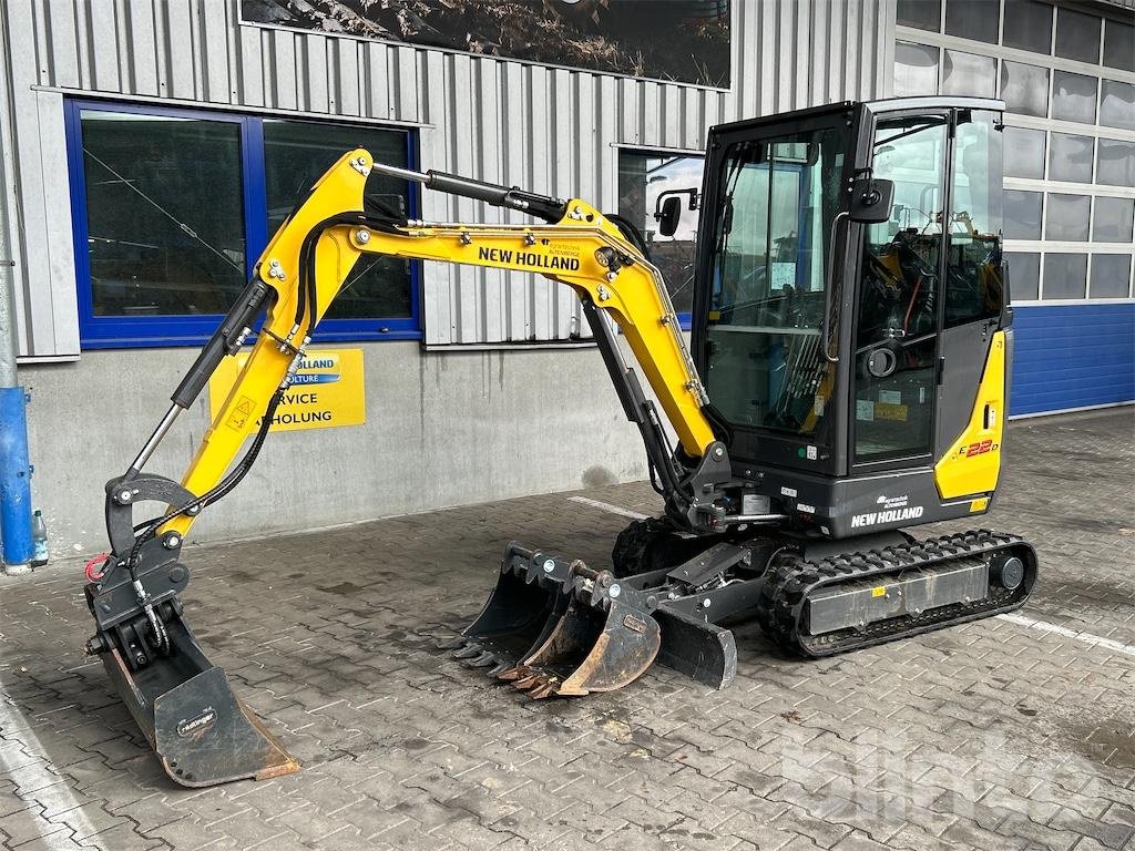 Minibagger van het type New Holland E22D, Gebrauchtmaschine in Düsseldorf (Foto 1)