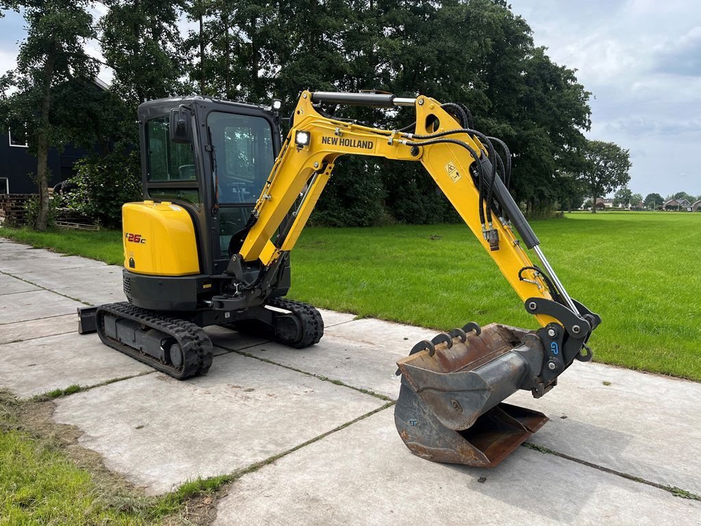 Minibagger del tipo New Holland E26C minigraver, Neumaschine en Lunteren (Imagen 3)