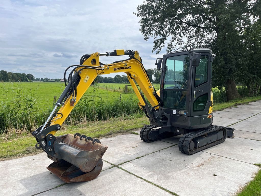 Minibagger del tipo New Holland E26C minigraver, Neumaschine en Lunteren (Imagen 2)