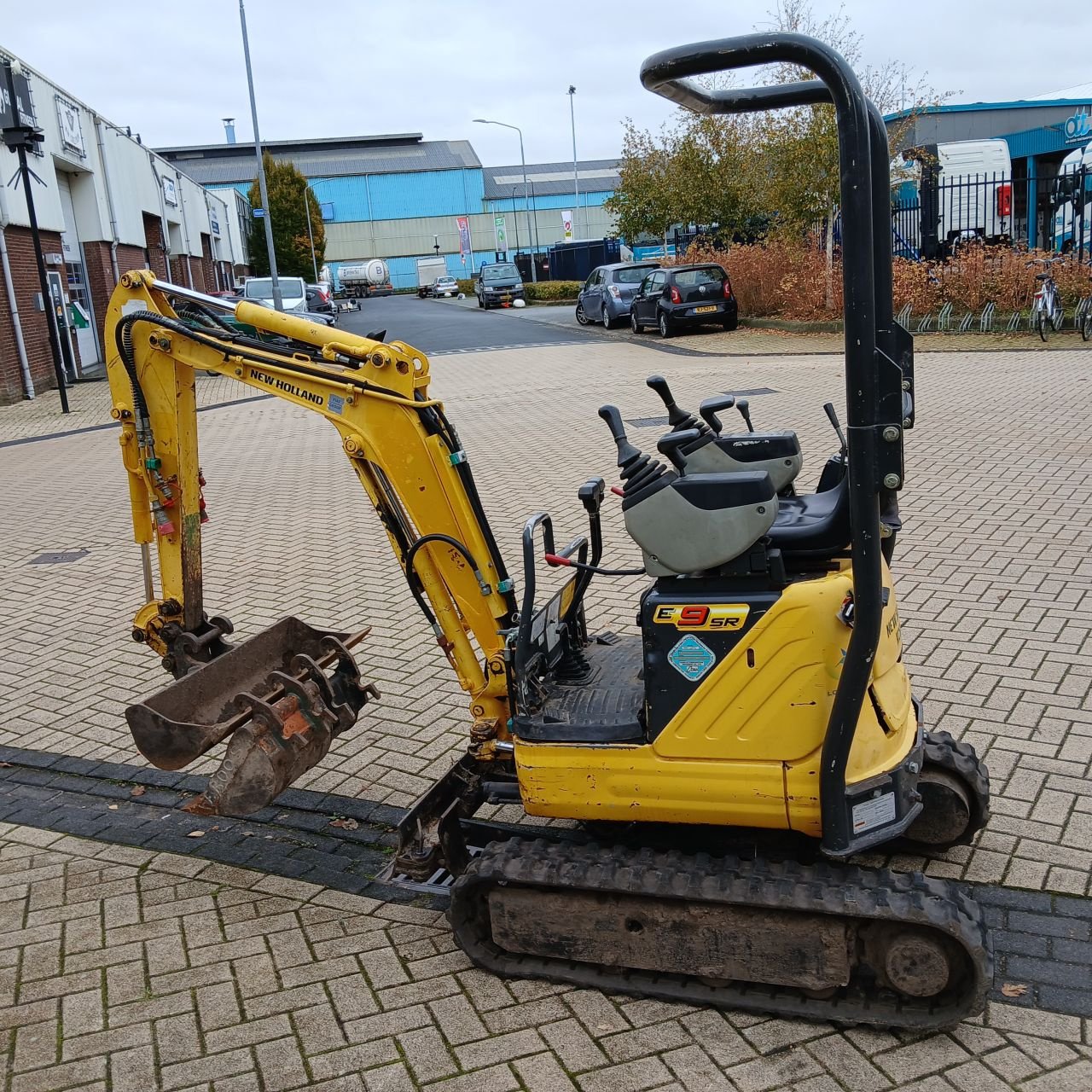 Minibagger des Typs New Holland E9SR., Gebrauchtmaschine in Alblasserdam (Bild 1)