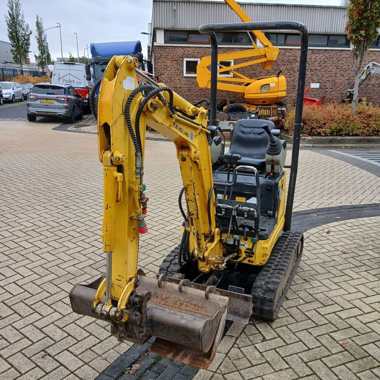 Minibagger des Typs New Holland E9SR., Gebrauchtmaschine in Alblasserdam (Bild 3)