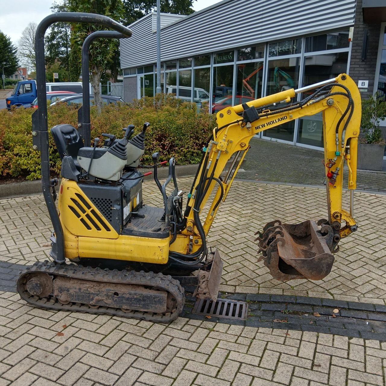 Minibagger tip New Holland E9SR., Gebrauchtmaschine in Alblasserdam (Poză 6)