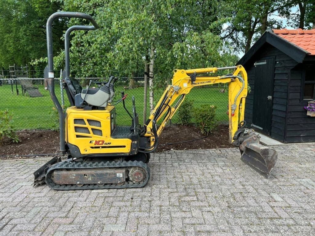 Minibagger typu New Holland Kobelco E10SR Minigraver, Gebrauchtmaschine w Harskamp (Zdjęcie 4)