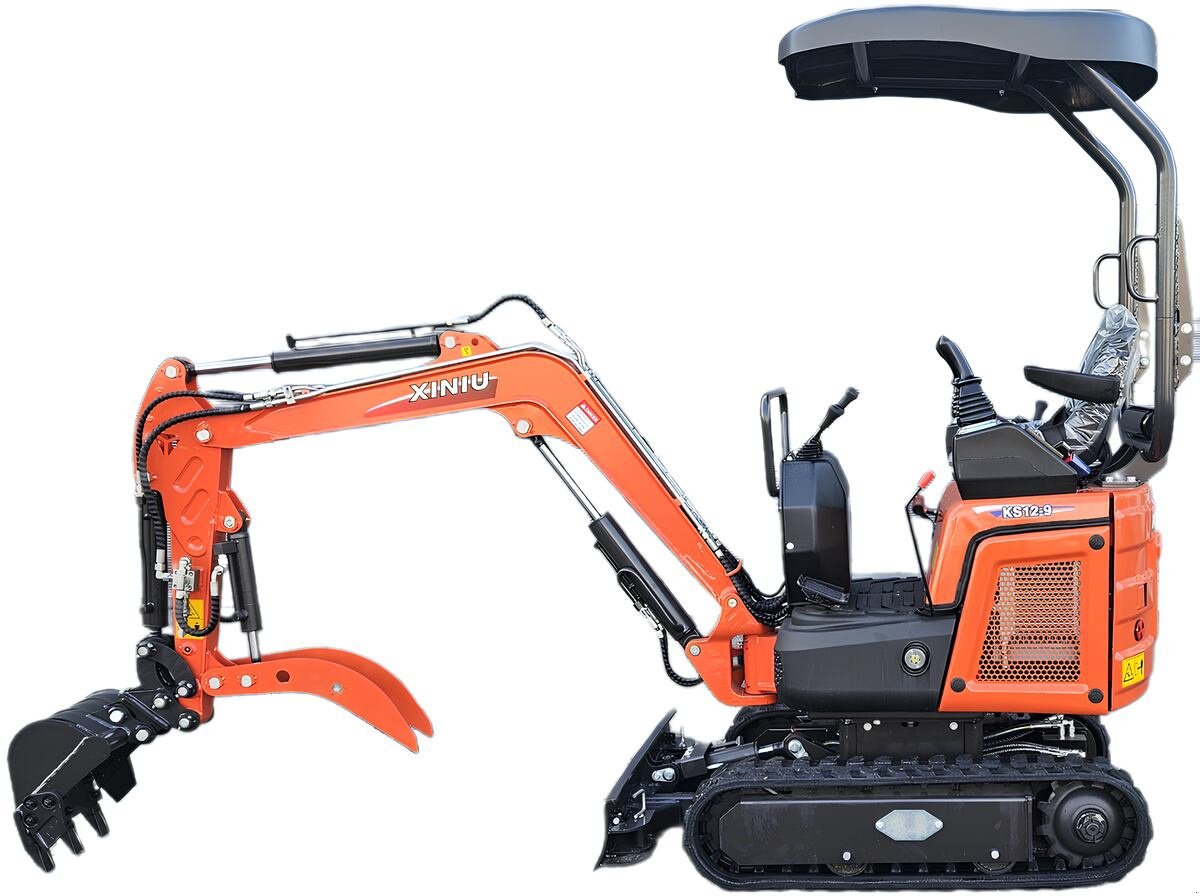 Minibagger typu Rhinoceros KS12-9 – Kompakt, Stark, 16 PS Kubota Motor, Neumaschine w Arbing (Zdjęcie 2)