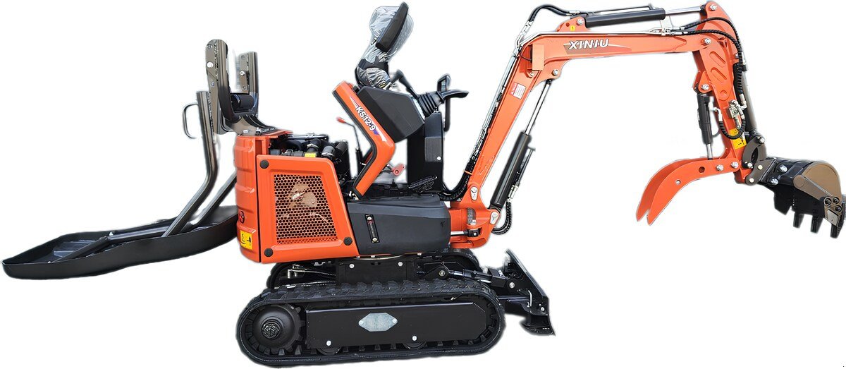 Minibagger typu Rhinoceros KS12-9 – Kompakt, Stark, 16 PS Kubota Motor, Neumaschine w Arbing (Zdjęcie 8)