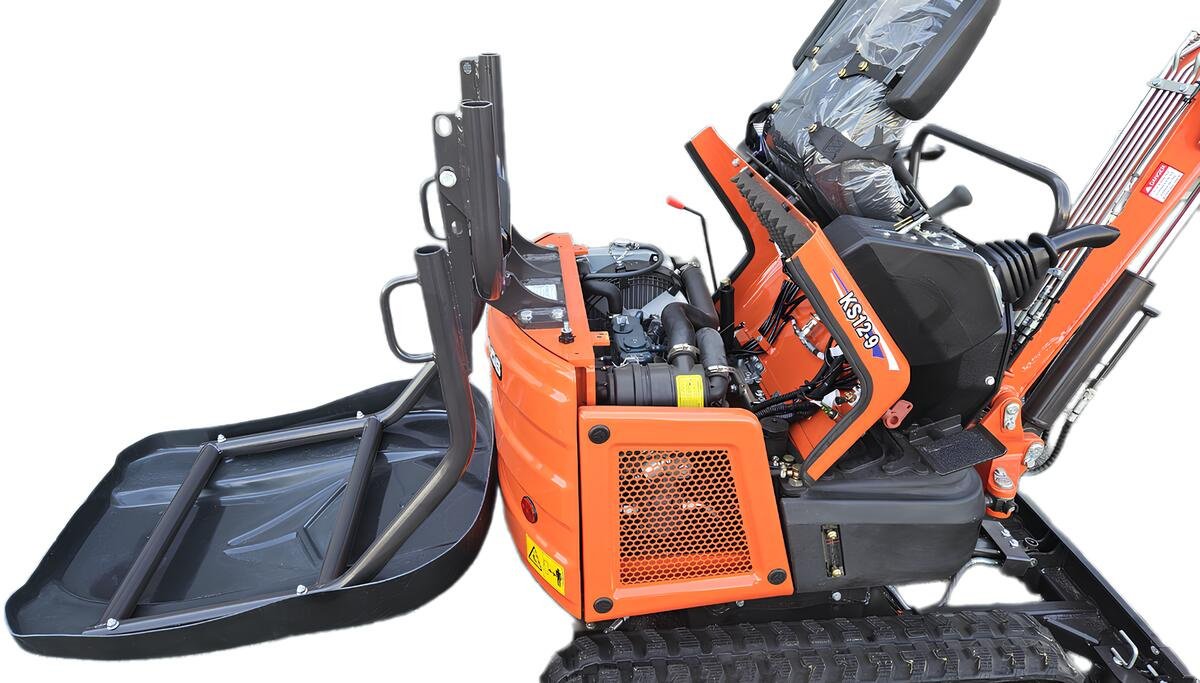 Minibagger typu Rhinoceros KS12-9 – Kompakt, Stark, 16 PS Kubota Motor, Neumaschine w Arbing (Zdjęcie 9)