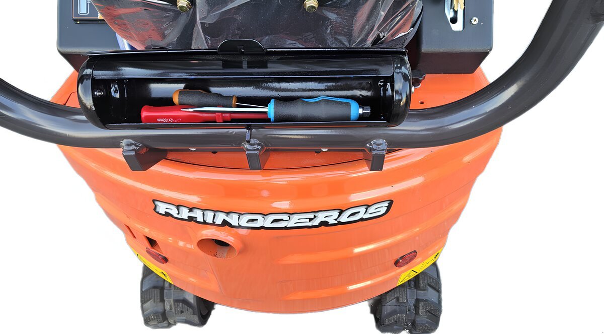 Minibagger typu Rhinoceros KS12-9 – Kompakt, Stark, 16 PS Kubota Motor, Neumaschine w Arbing (Zdjęcie 16)