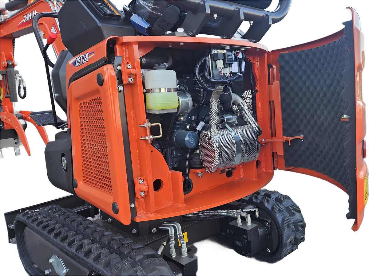 Minibagger του τύπου Rhinoceros KS12-9 – Kompakt, Stark, 16 PS Kubota Motor, Neumaschine σε Arbing (Φωτογραφία 17)