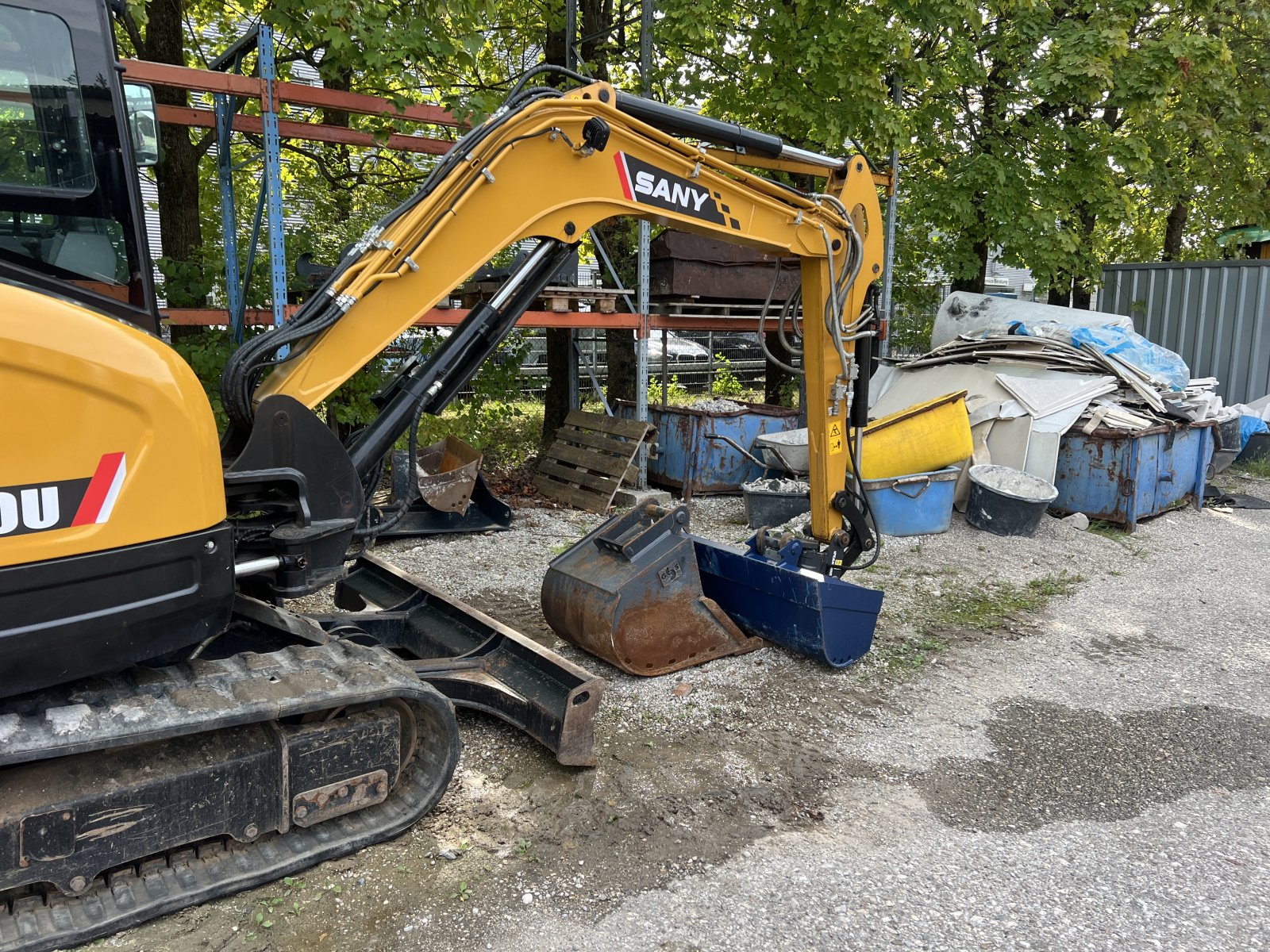 Minibagger van het type SANY SY 50, Gebrauchtmaschine in Garching  (Foto 3)