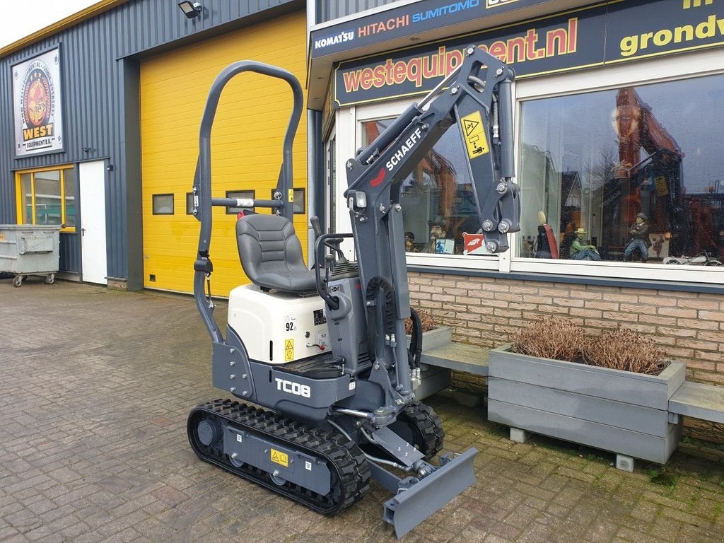 Minibagger Türe ait Schaeff TC08, Neumaschine içinde Krabbendijke (resim 8)