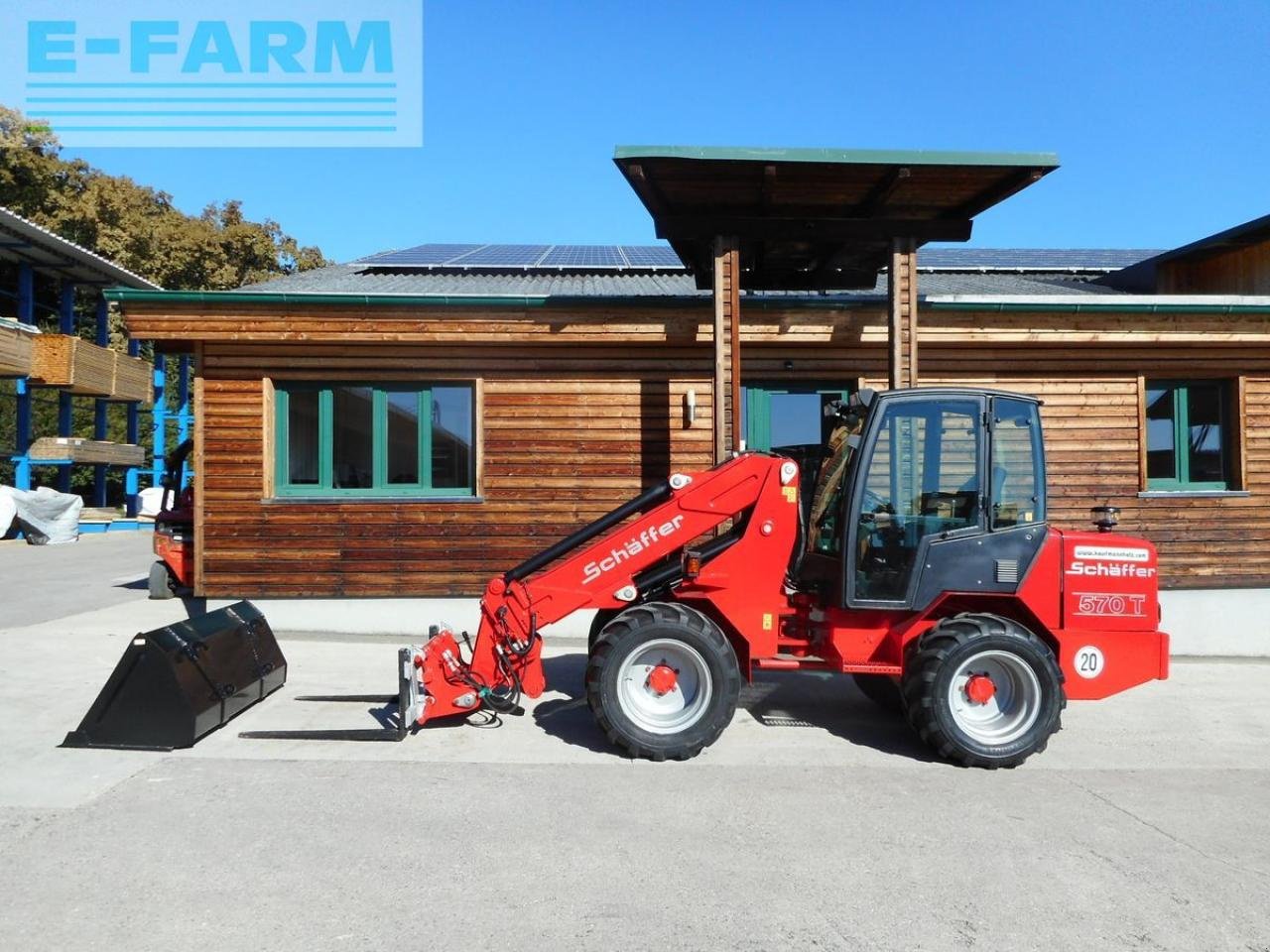 Minibagger van het type Schäffer 570t mit teleskoparm! ( 4.900kg ) schaufel u. g, Gebrauchtmaschine in ST. NIKOLAI/DR. (Foto 1)