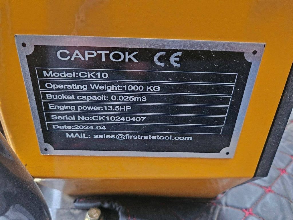 Minibagger tip Sonstige Captok CK10, Neumaschine in Antwerpen (Poză 9)