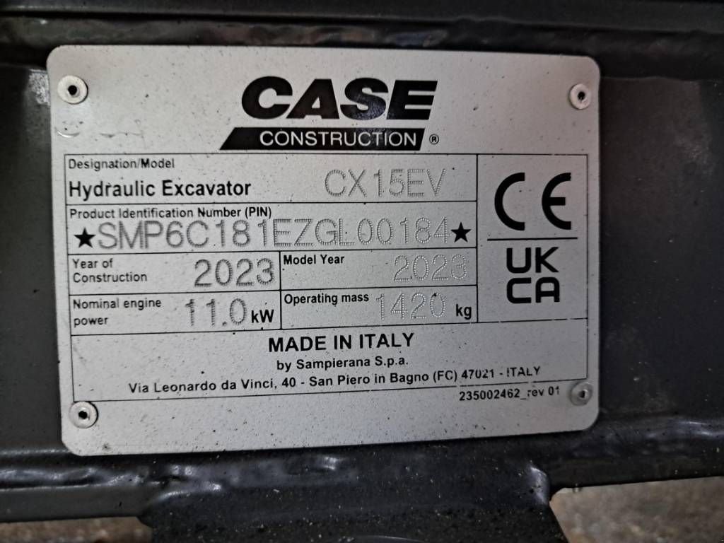Minibagger του τύπου Sonstige Case CX15EV, Neumaschine σε Almelo (Φωτογραφία 11)