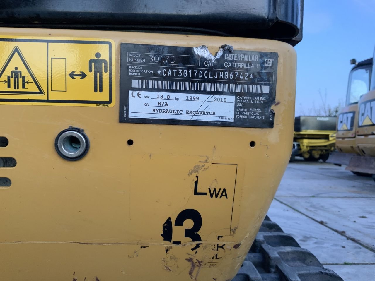 Minibagger typu Sonstige Cat 301.7D, Gebrauchtmaschine v Kesteren (Obrázok 9)