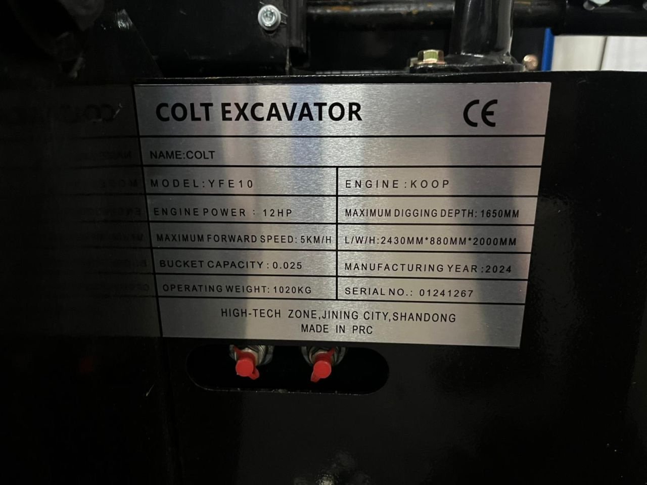 Minibagger del tipo Sonstige Colt YFE10, Neumaschine In Nederweert (Immagine 7)