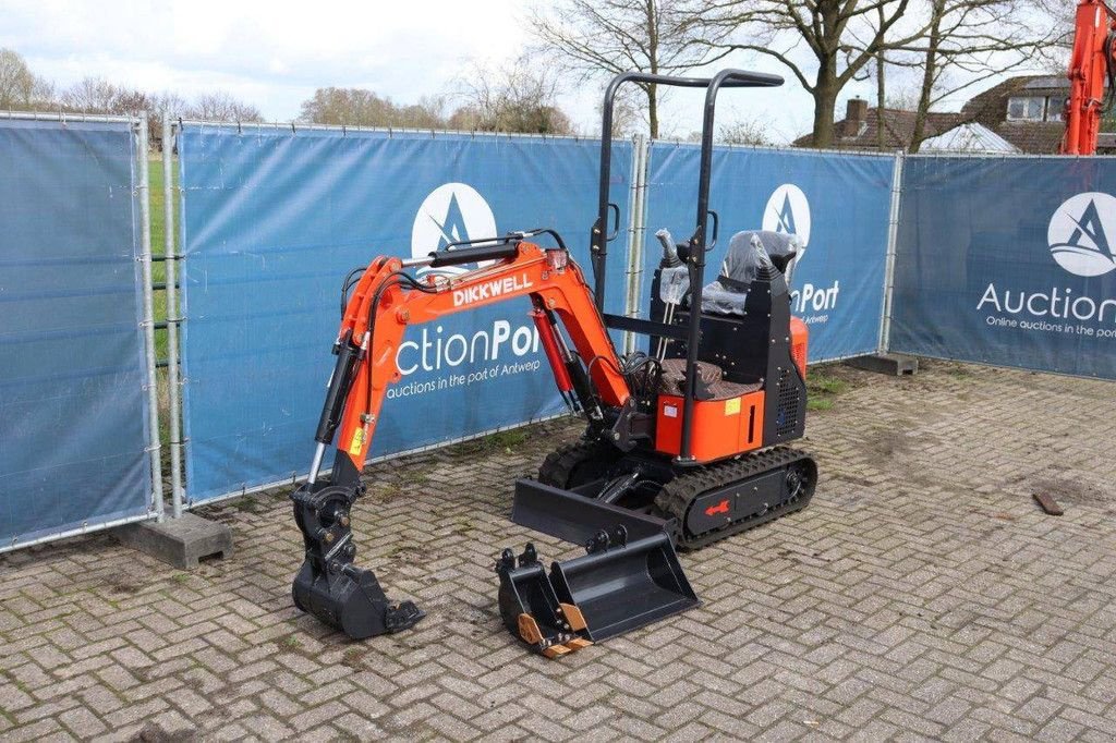 Minibagger Türe ait Sonstige Dikkwell RDT-11, Neumaschine içinde Antwerpen (resim 9)