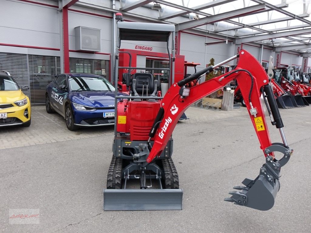 Minibagger Türe ait Sonstige Grizzly KME 12 Minibagger mit Euro 5-Motor, Neumaschine içinde Fohnsdorf (resim 11)