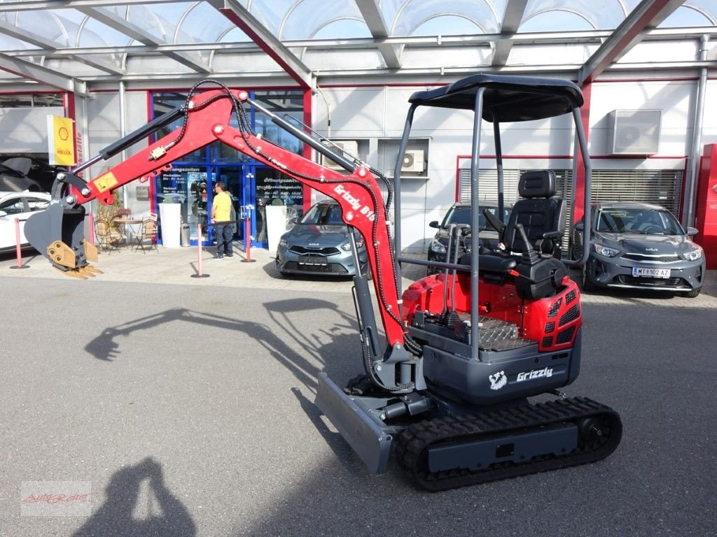 Minibagger Türe ait Sonstige Grizzly KME 15 Raupenbagger mit Kubota Euro 5, Neumaschine içinde Fohnsdorf (resim 5)