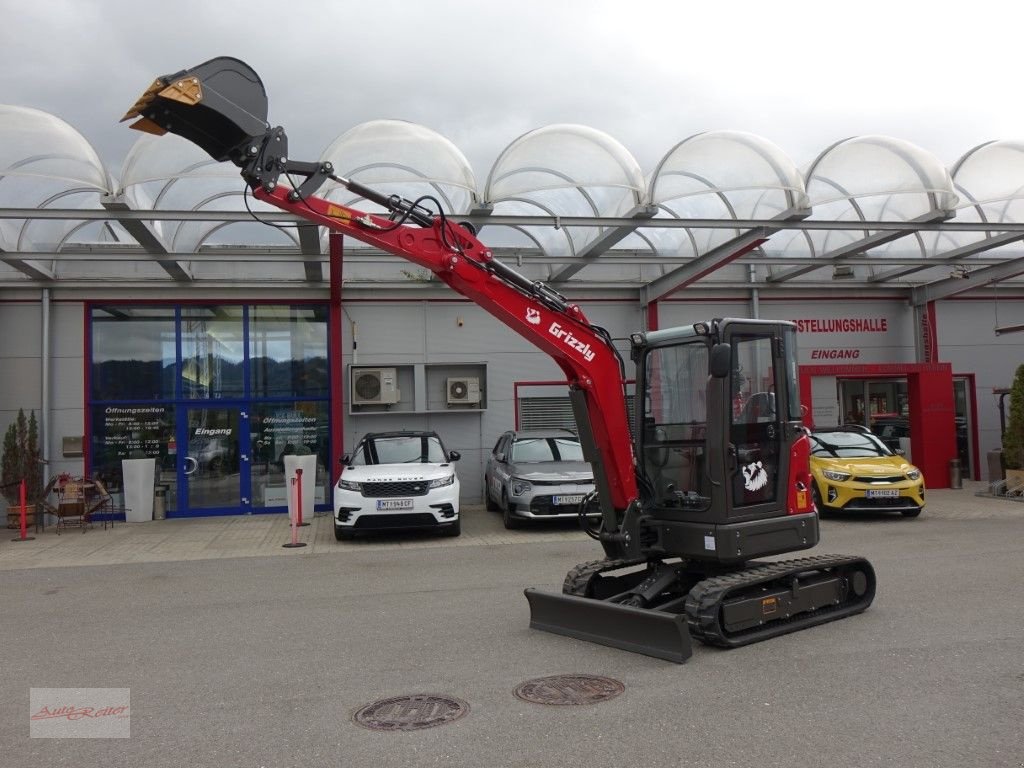 Minibagger typu Sonstige Grizzly KME40 Minibagger mit  Schnellwechsler., Neumaschine v Fohnsdorf (Obrázok 12)