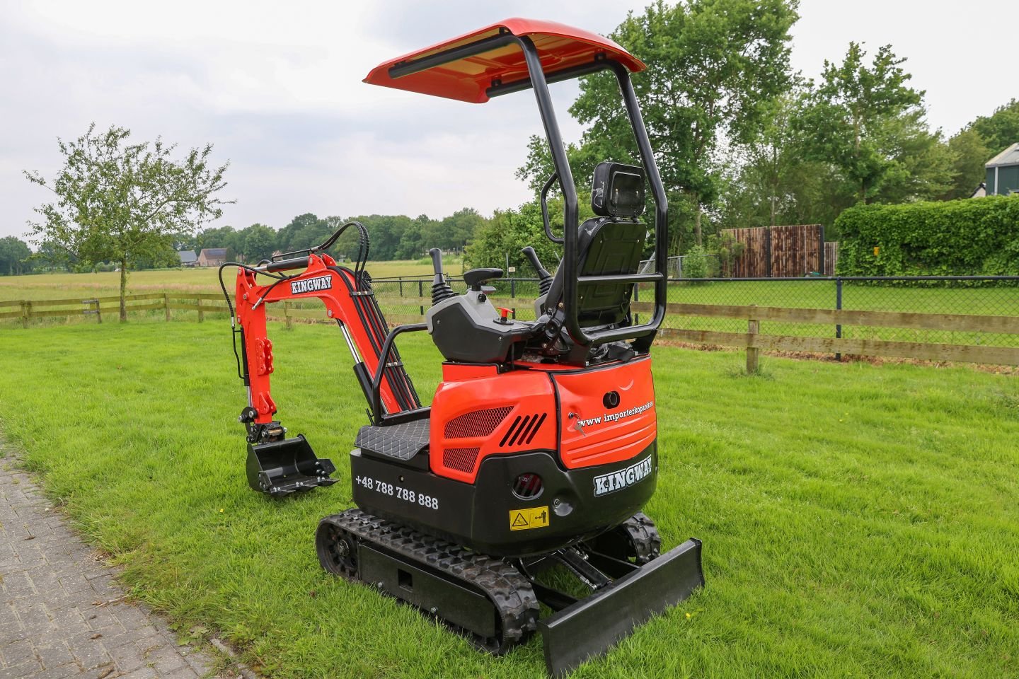 Minibagger del tipo Sonstige Kingway Carol, Neumaschine en Hollandscheveld (Imagen 7)