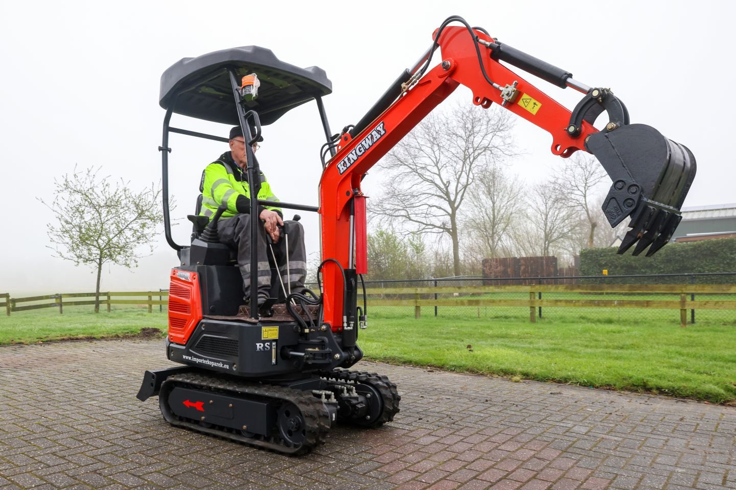 Minibagger Türe ait Sonstige Kingway Yama H10, Neumaschine içinde Hollandscheveld (resim 8)