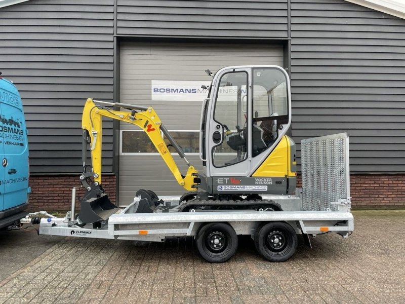 Minibagger van het type Sonstige Neuson ET16 minigraver NIEUW + Vlemmix 2 asser &euro;445 LEASE, Neumaschine in Neer (Foto 1)