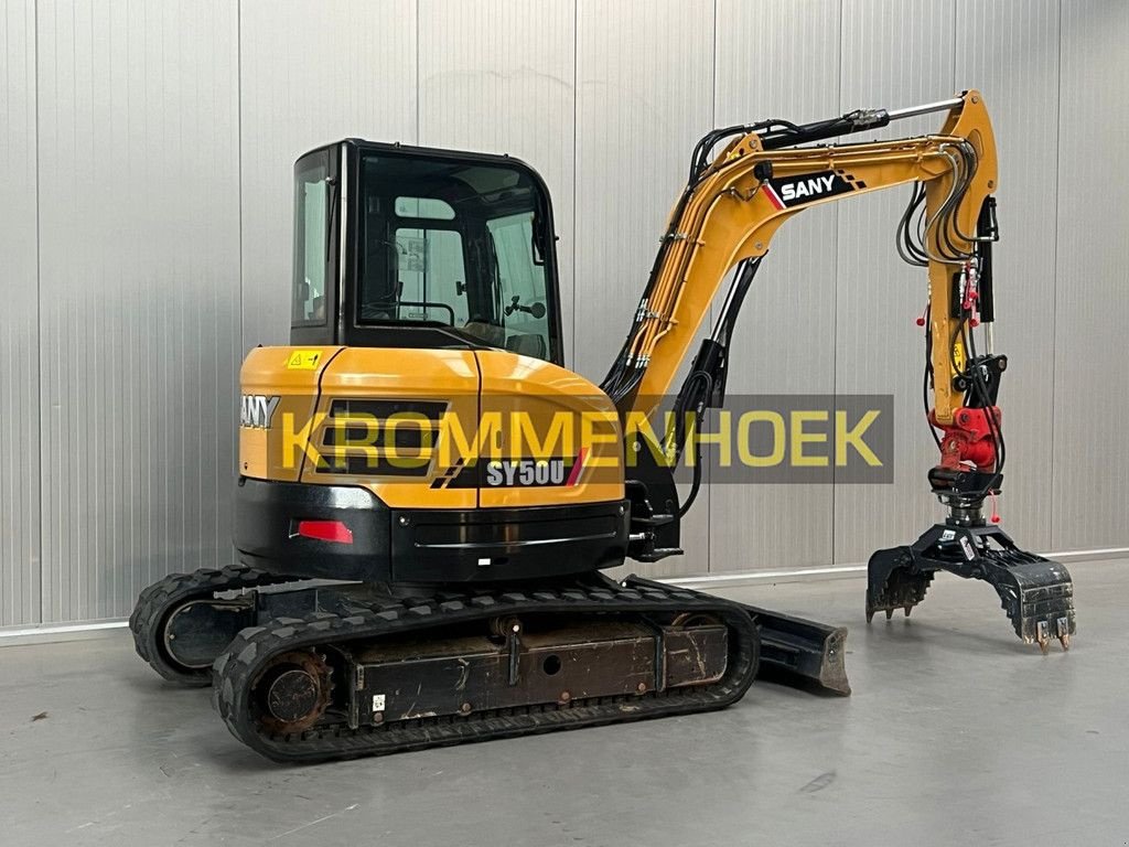 Minibagger typu Sonstige Sany SY 50 U Powertilt + 6 Toebehoren, Gebrauchtmaschine v Apeldoorn (Obrázok 4)