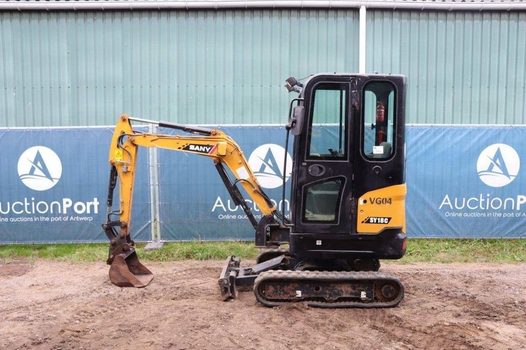 Minibagger typu Sonstige Sany SY18C, Gebrauchtmaschine v Antwerpen (Obrázok 2)