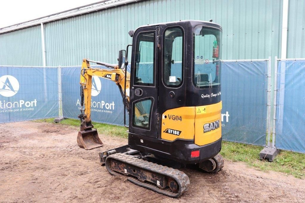 Minibagger typu Sonstige Sany SY18C, Gebrauchtmaschine v Antwerpen (Obrázek 3)