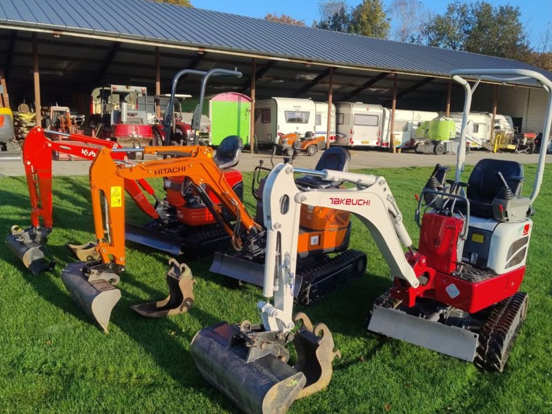 Minibagger типа Sonstige Takeuchi Kubota Hitachi Tb 210 zx10u kx u10-3, Gebrauchtmaschine в Veldhoven (Фотография 1)