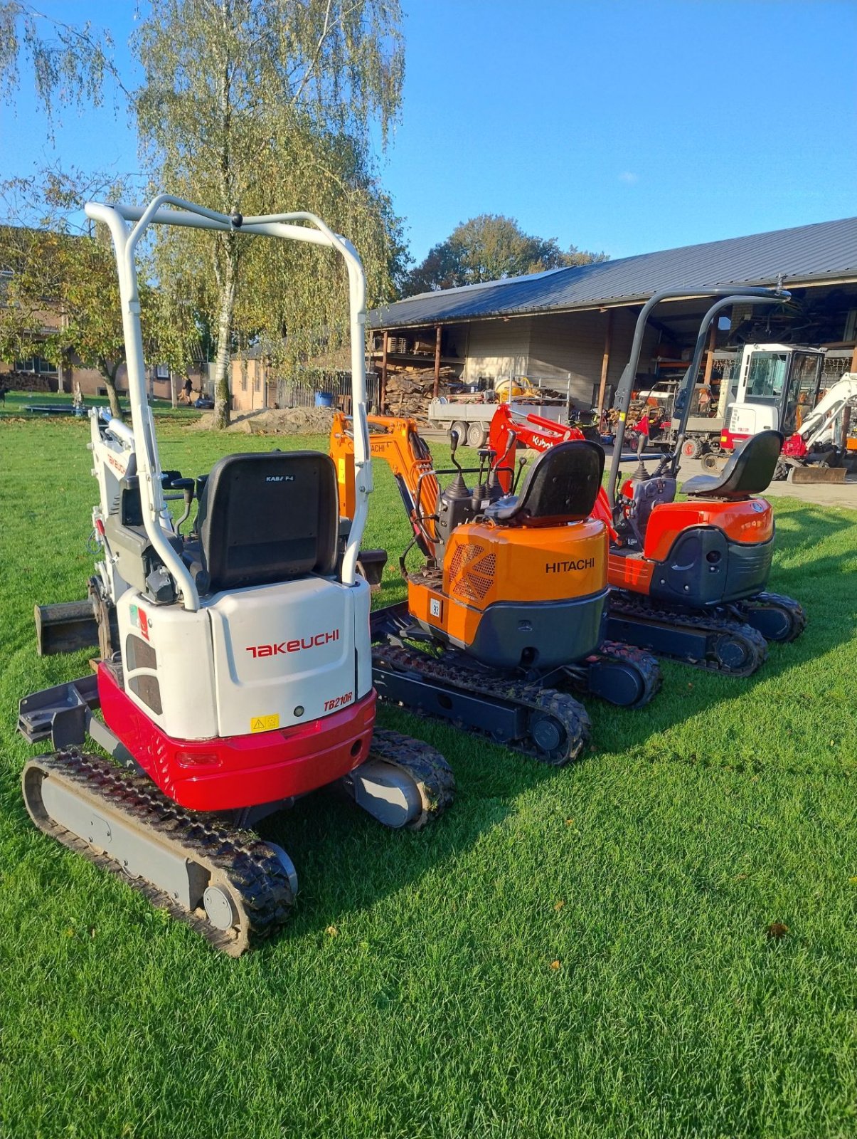 Minibagger of the type Sonstige Takeuchi Kubota Hitachi Tb 210 zx10u kx u10-3, Gebrauchtmaschine in Veldhoven (Picture 3)