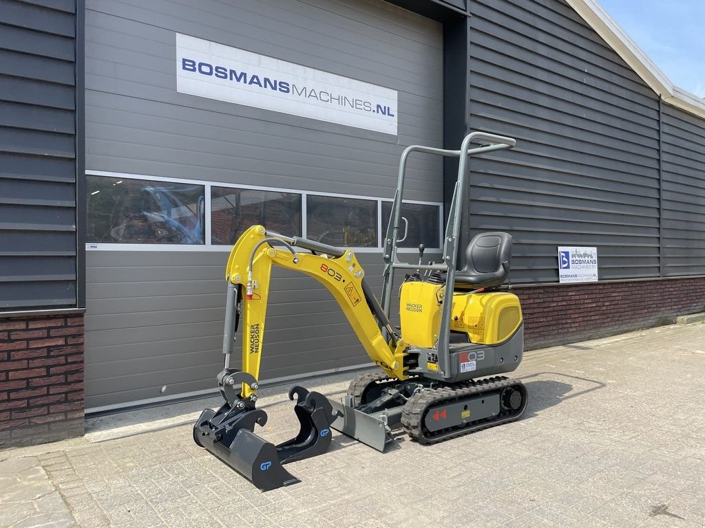 Minibagger typu Sonstige Wacker Neuson 803 minigraver NIEUW &euro;265 LEASE (cat 300.9), Neumaschine w Neer (Zdjęcie 3)