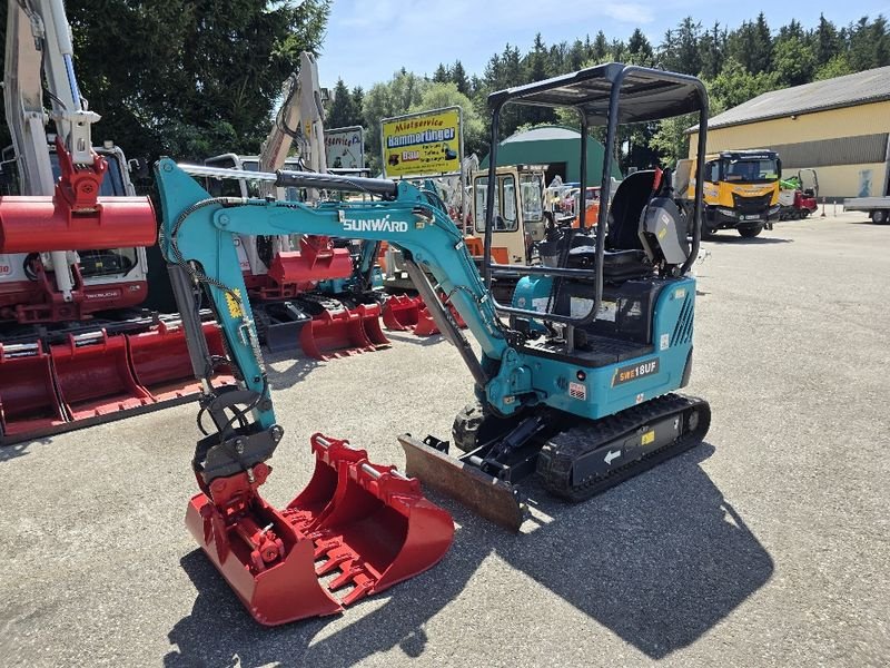 Minibagger del tipo Sunward 18UF, Gebrauchtmaschine In Gabersdorf (Immagine 7)