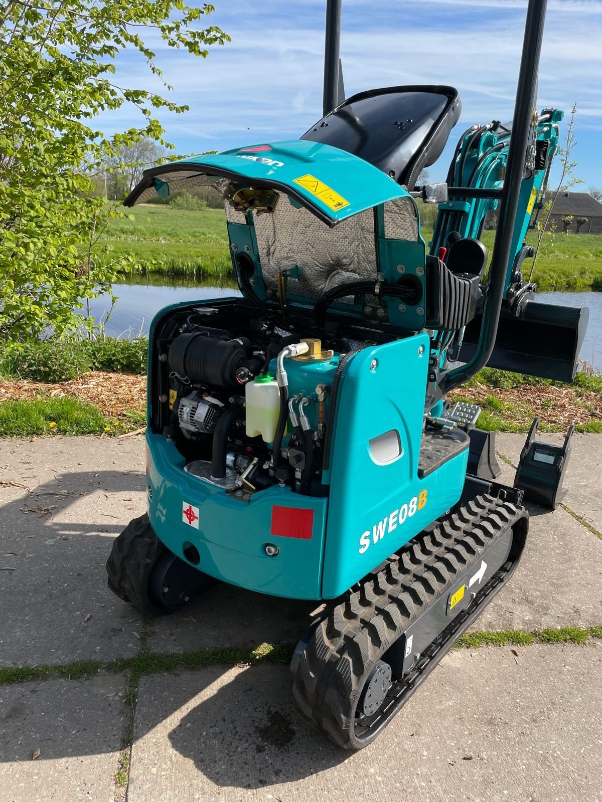 Minibagger van het type Sunward SWE 08 B, Neumaschine in Goor (Foto 6)