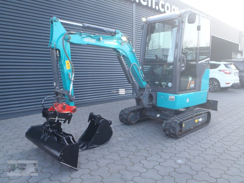 Minibagger des Typs Sunward SWE 17F Yanmar Motor-Neuwertig, Gebrauchtmaschine in Gescher (Bild 1)