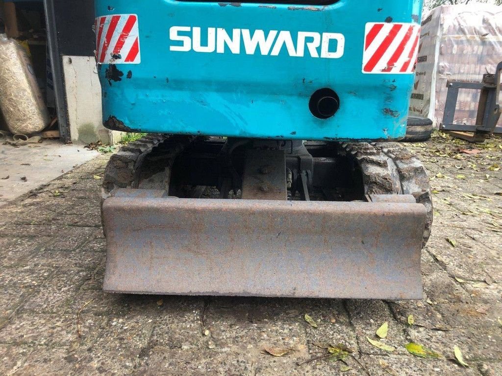 Minibagger des Typs Sunward SWE08, Gebrauchtmaschine in Antwerpen (Bild 10)