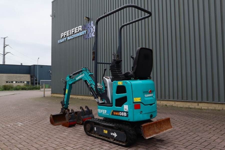 Minibagger tipa Sunward SWE08B CE certification, Diesel, Extendable Underc, Gebrauchtmaschine u Groenlo (Slika 10)