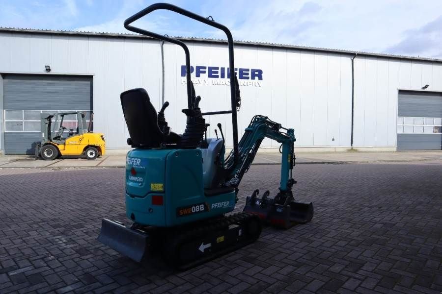 Minibagger of the type Sunward SWE08B Low Hours, CE certification, 3 buckets, Die, Gebrauchtmaschine in Groenlo (Picture 2)