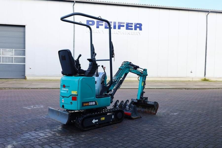 Minibagger des Typs Sunward SWE08B Low Hours, CE certification, 3 buckets, Die, Gebrauchtmaschine in Groenlo (Bild 2)