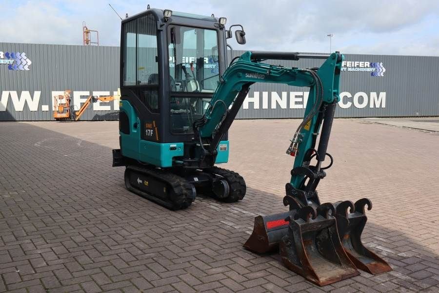 Minibagger of the type Sunward SWE17F CE certification, Diesel, Extendable Underc, Gebrauchtmaschine in Groenlo (Picture 9)