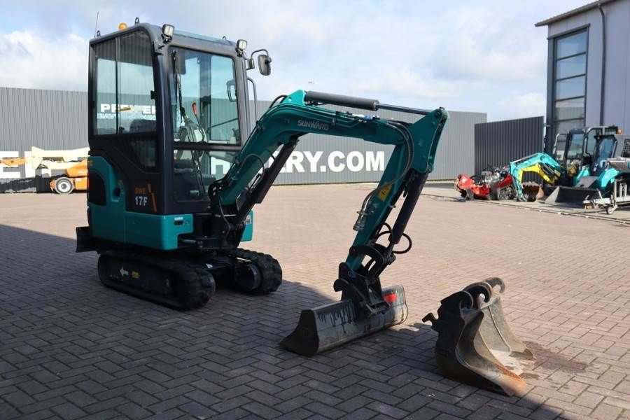 Minibagger typu Sunward SWE17F CE certification, Diesel, Extendable Underc, Gebrauchtmaschine v Groenlo (Obrázok 8)