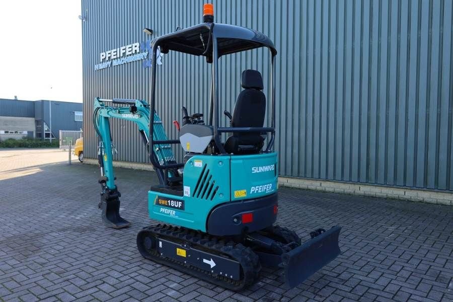 Minibagger del tipo Sunward SWE18UF CE certification, Diesel, Extendable Under, Gebrauchtmaschine en Groenlo (Imagen 10)