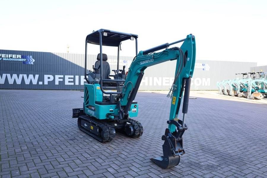 Minibagger typu Sunward SWE18UF CE certification, Diesel, Extendable Under, Gebrauchtmaschine v Groenlo (Obrázok 8)