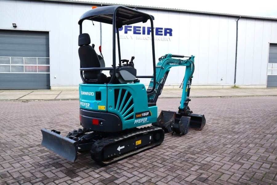 Minibagger tip Sunward SWE18UF CE certification, Diesel, Extendable Under, Gebrauchtmaschine in Groenlo (Poză 2)