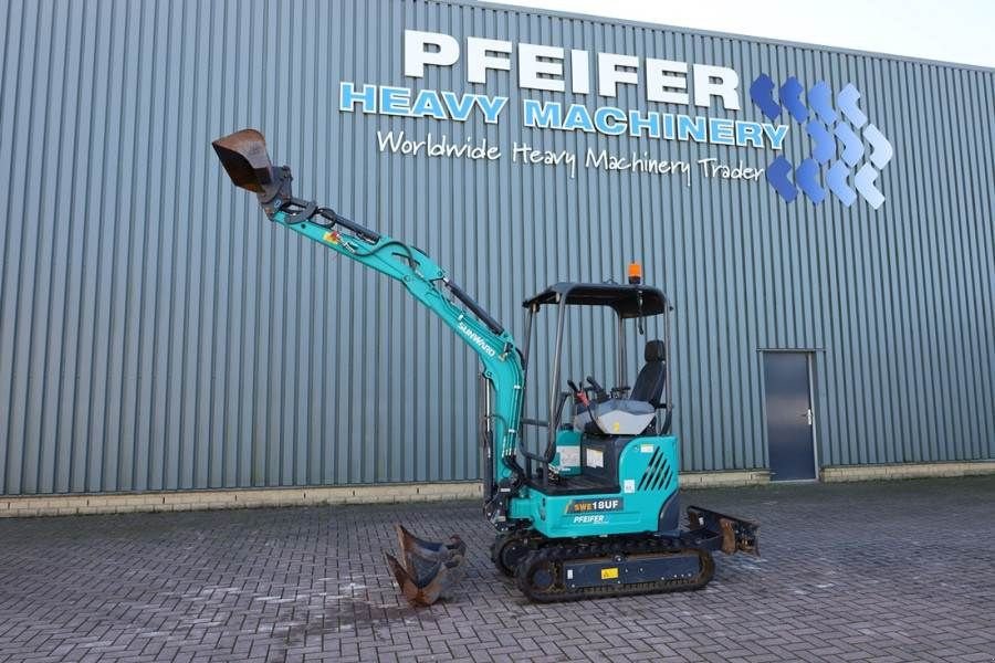 Minibagger del tipo Sunward SWE18UF CE certification, Diesel, Extendable Under, Gebrauchtmaschine In Groenlo (Immagine 3)