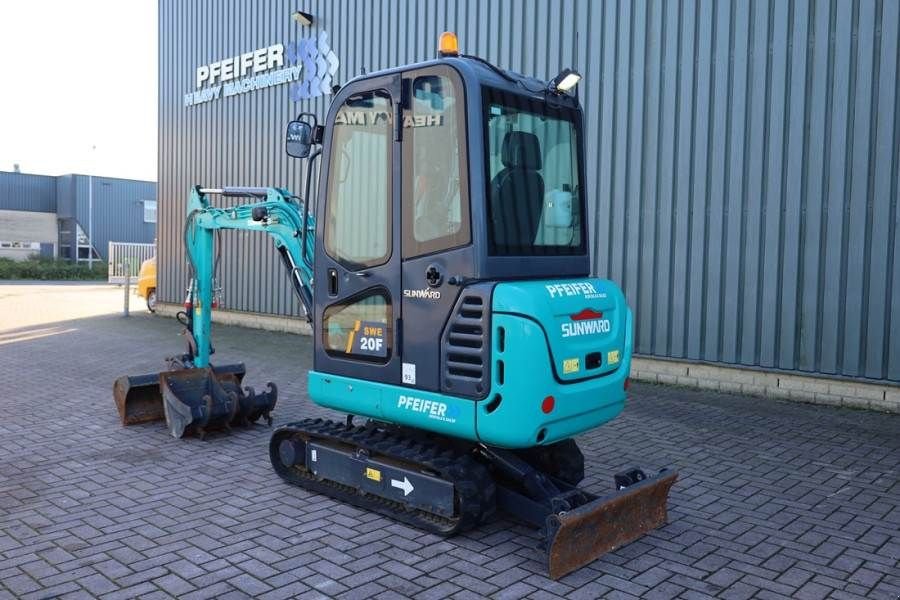 Minibagger del tipo Sunward SWE20F CE certification, Diesel, Extendable Underc, Gebrauchtmaschine en Groenlo (Imagen 10)