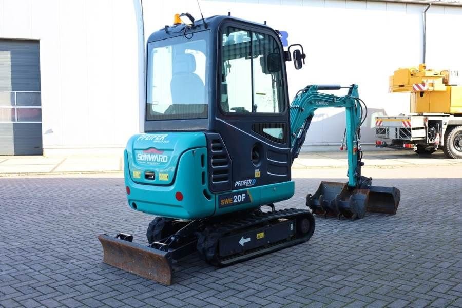 Minibagger tip Sunward SWE20F CE certification, Diesel, Extendable Underc, Gebrauchtmaschine in Groenlo (Poză 9)